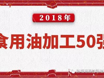 喜報(bào)|澳加糧油榮獲2018年度糧油加工企業(yè)「50強(qiáng)」